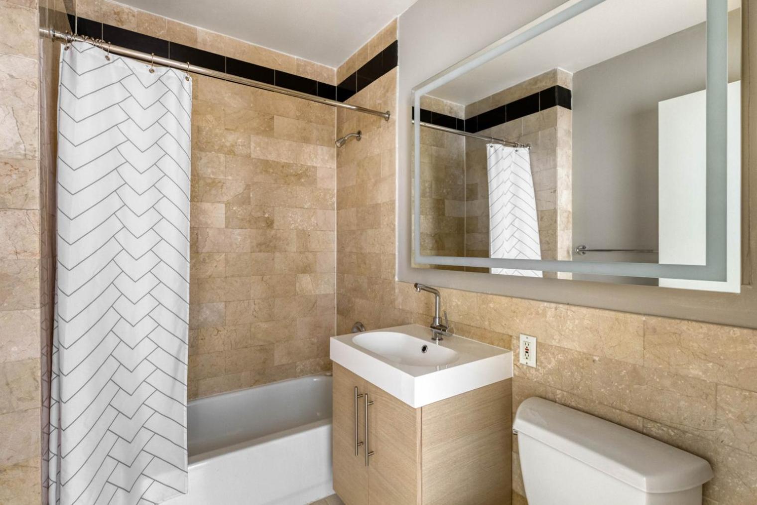 Modern Fidi 1br W Roofdeck Gym Doorman Nyc-443 *